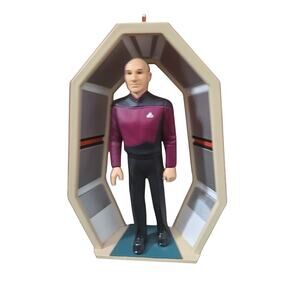 Star Trek - Next Gen Captain Jean-Luc Picard 1995 - Hallmark Keepsake Ornament